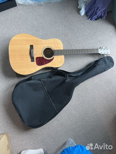Акустическая гитара fender cd-140s/nat