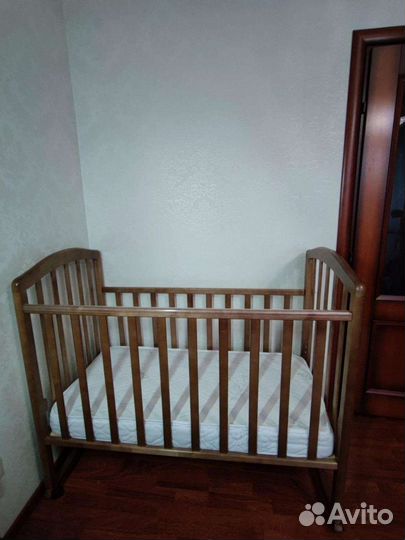 Детская кроватка+матрас