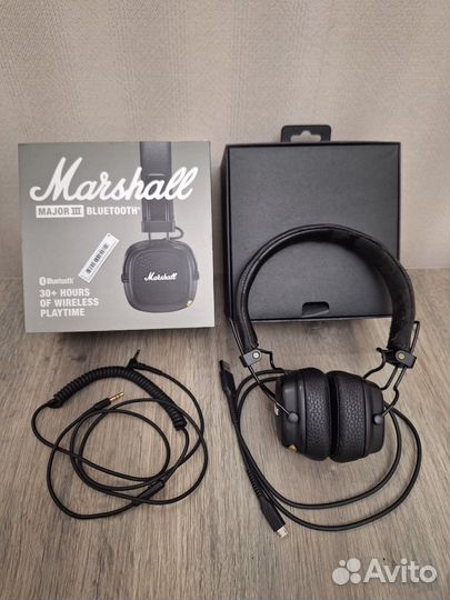 Оригинальные наушники Marshall major 3