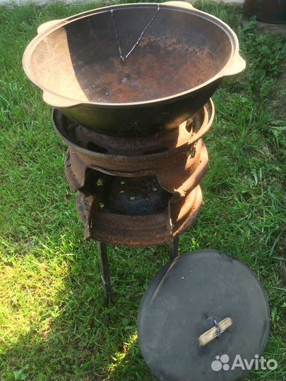 Казан чугунный 12 литров