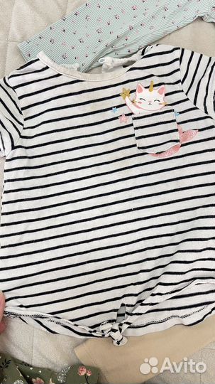 Вещи пакетом для девочки 80 86