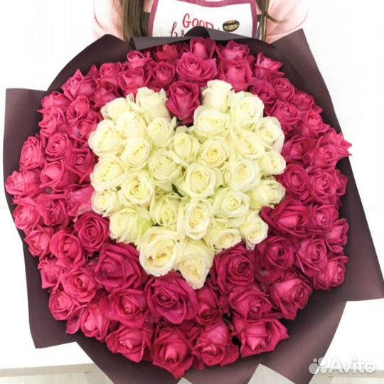 Букет из роз 11 21 31 51 101 Роза