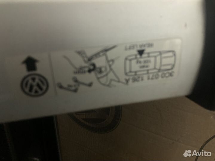 Поперечены на крышу vw passat b7