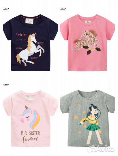 Футболки детские на мальчика и девочку