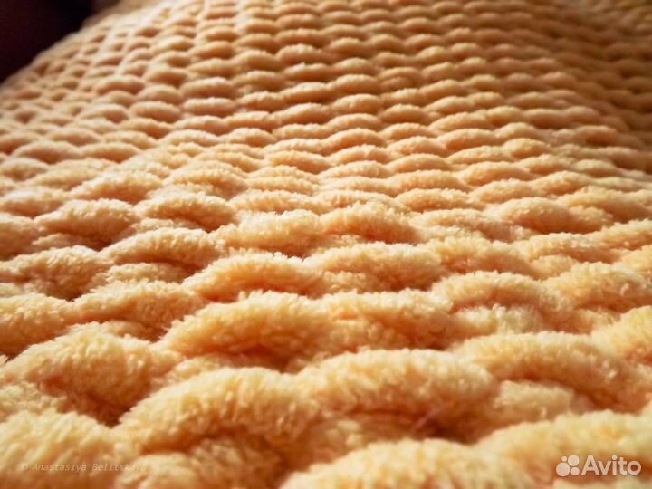 Плед ручной работы из Alize Puffy