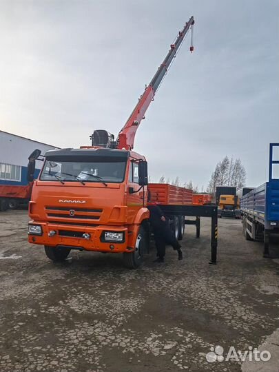 КАМАЗ 65115 с КМУ, 2024