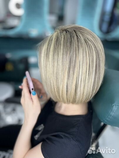 Стрижка и окрашивание волос