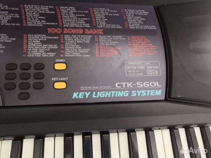 Синтезатор casio ctk-560L