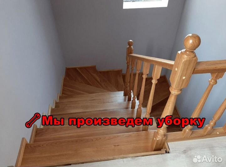 Деревянная лестница. В частные дома