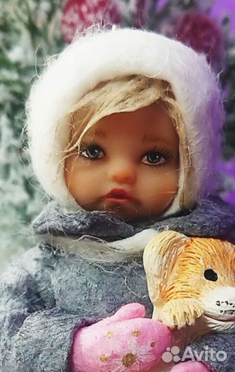 Ватная ёлочная игрушка