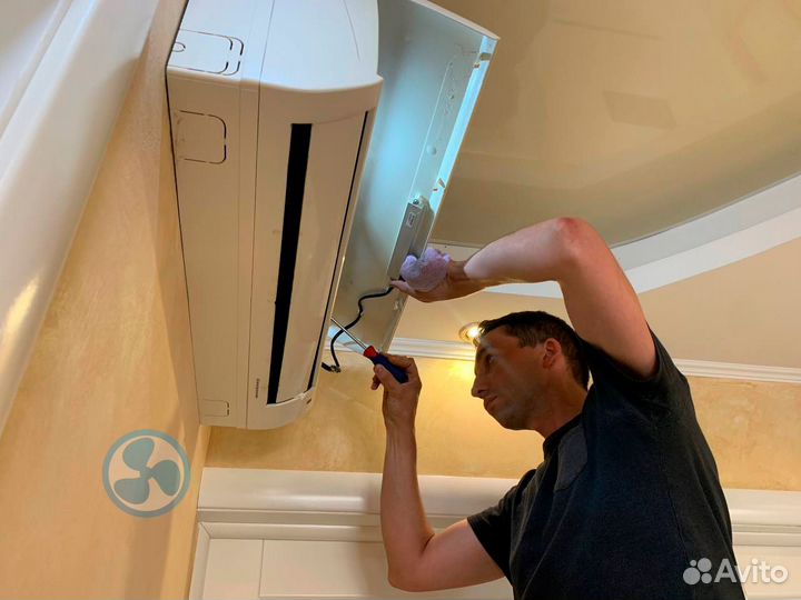 Чистка сплит систем, ремонт сплит систем, заправка