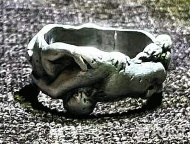 Кольцо серебро