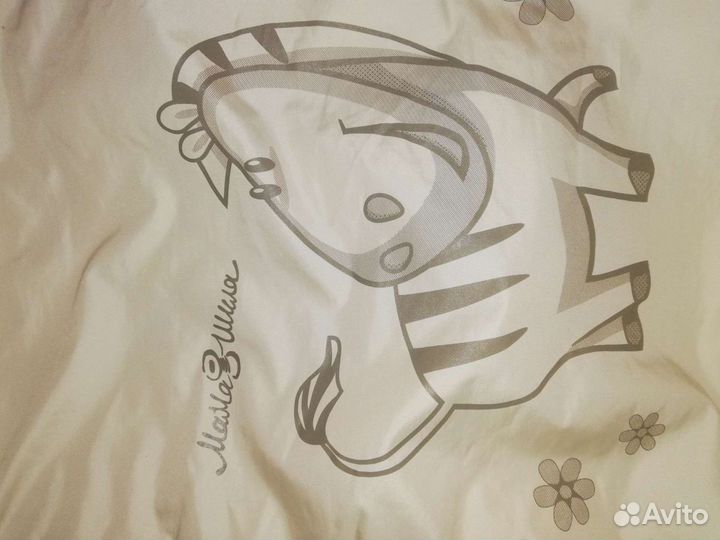 Конверт меховой в коляску Зоопарк бежевый Мама Шил