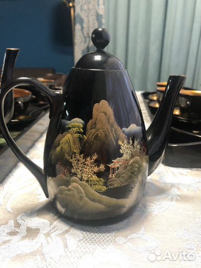 Китайский чайно-кофейный сервиз 60е годы