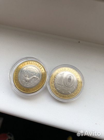 10 рублей Осетия-Алания с гуртом от Сочи