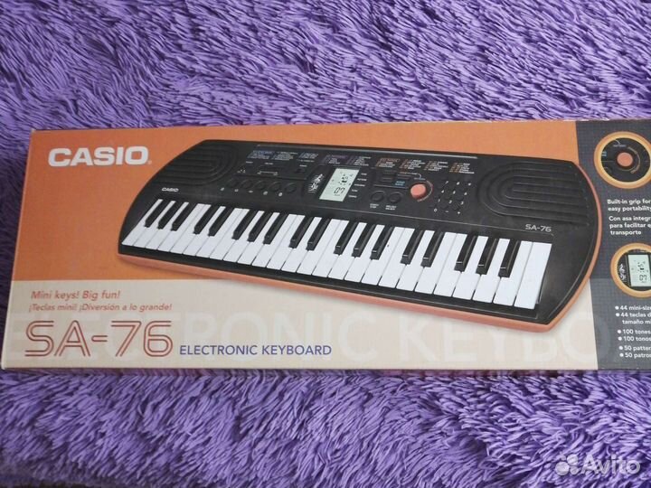 Синтезатор casio sa 76a