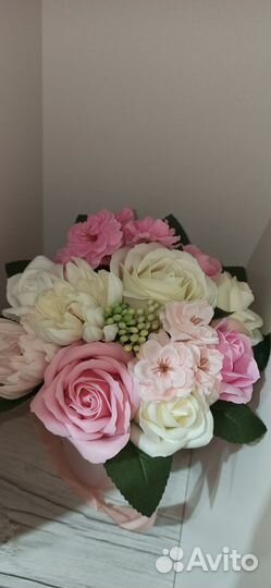 Букет из мыльных цветов