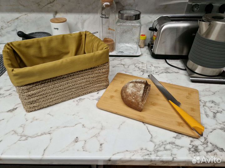 Хлебница из джута