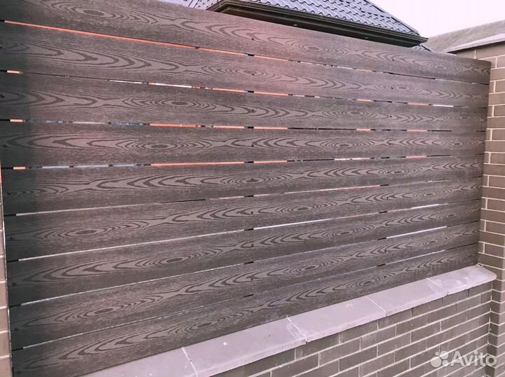 Заборная доска дпк