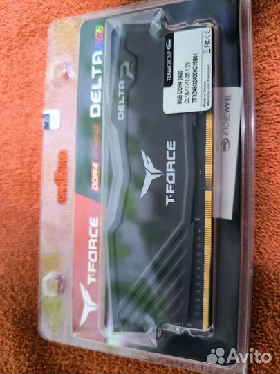Оперативная память ddr4 T-Force Delta 8gb RGB
