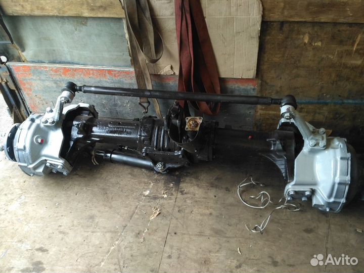 Передний балочный мост мтз с колесами