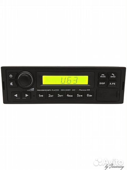 Авто магнитола 24 вольта блютуз