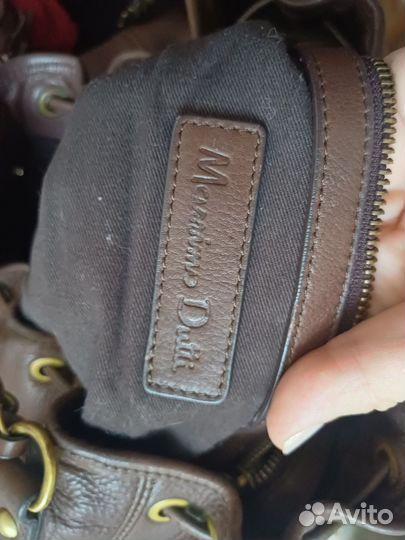 Сумка натуральная кожа Massimo dutti