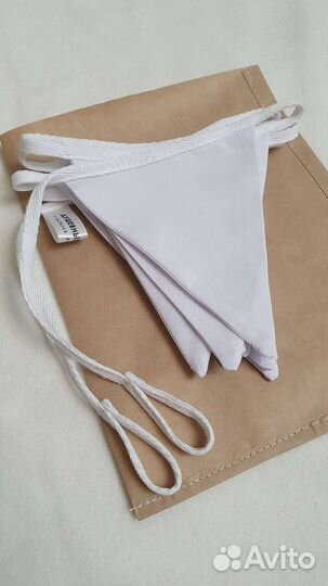 Гирлянды из флажков (хлопок)