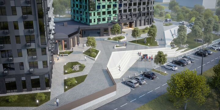 1-к. квартира, 34,1 м², 24/25 эт.