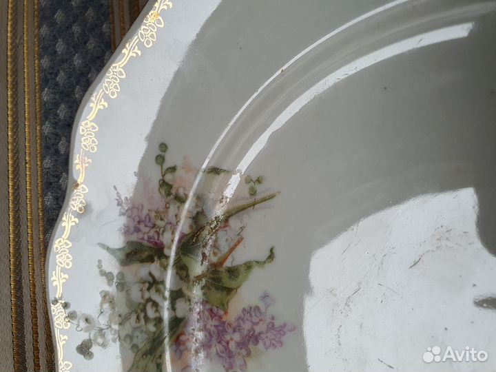 Антикварная тарелка 