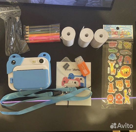 Детский фотоаппарат моментальной печати Prograce