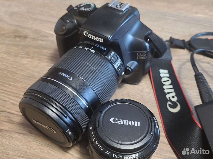 Зеркальный фотоаппарат canon eos 1100d