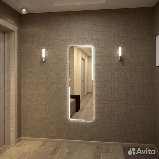 Зеркало с подсветкой LED