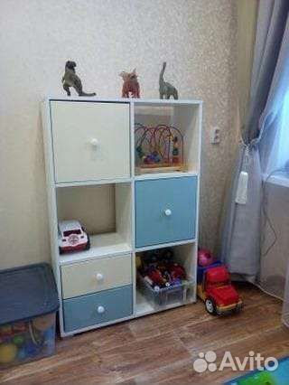 Новые стеллажи 6 клеток с ящиками и дверками