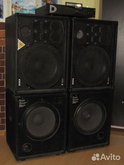 Колонки FA 1080-2160W 4ш Pro C-Mark Сабы Усилитель