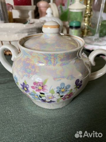 Сахарница новая фарфоровая