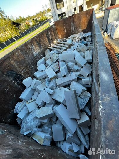 Вывоз строительного мусора пухто 27м3