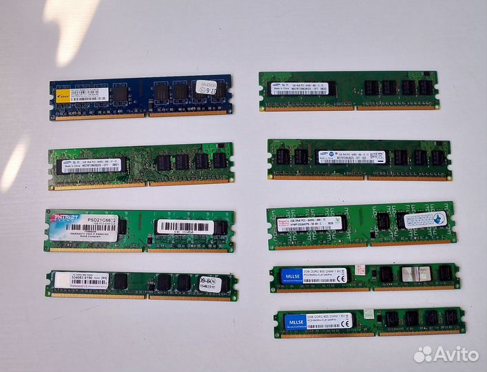 Оперативная память ddr2, ddr3, ddr4