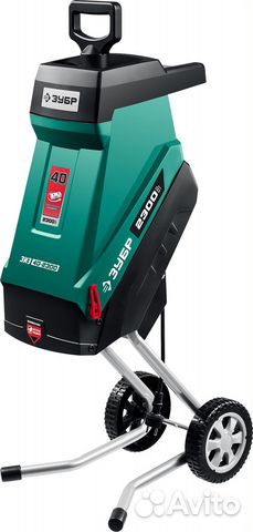 Измельчитель электрический садовый зубр зиэ-40-230