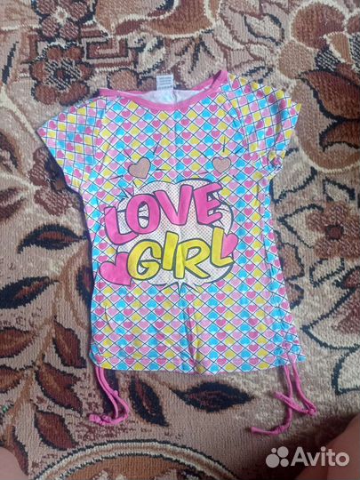 Вещи пакетом на девочку на 3-4 года