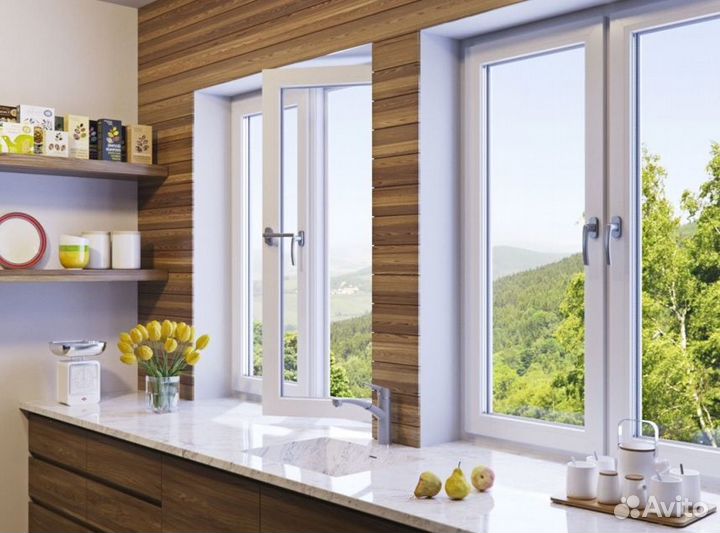 Окна с обшивкой