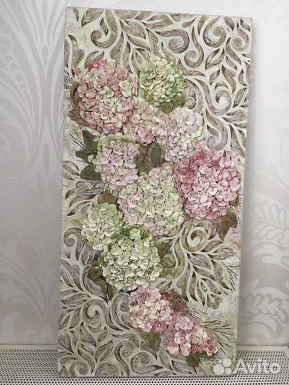 Панно Гортензия
