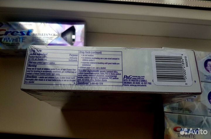 Зубная паста Crest Brilliance (Procter & Gamble)
