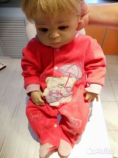 Кукла Реборн силиконовая мальчик