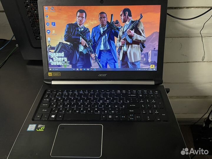 Игровой ноутбук Acer 4ядра/2видеокарты/6gb/1000gb