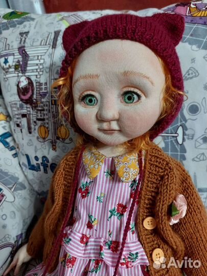 Текстильная интерьерная кукла