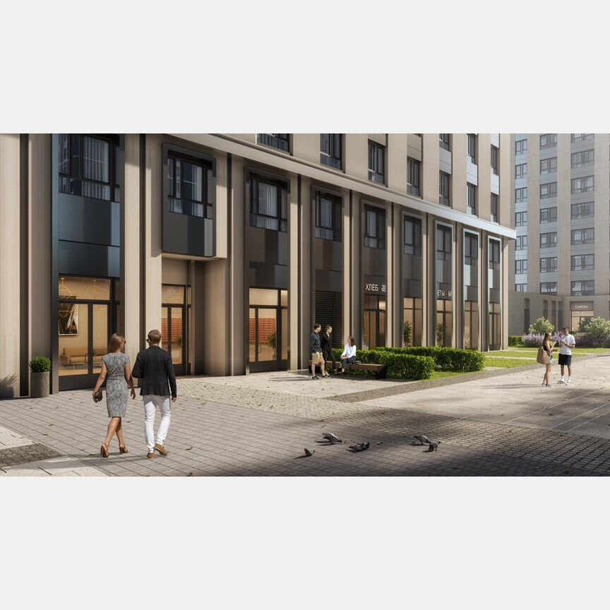 2-к. квартира, 55 м², 10/17 эт.