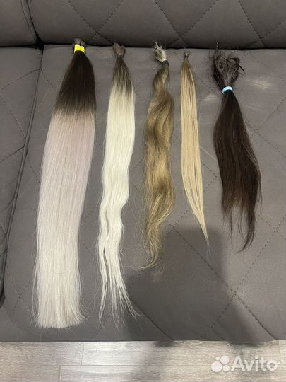 Волосы для наращивания натуральные