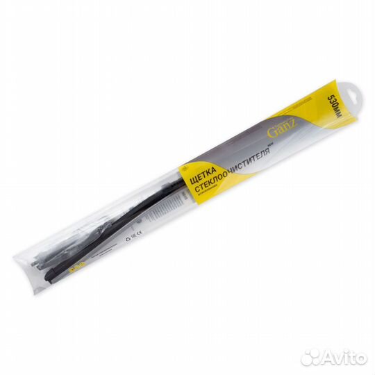 Щетка стеклоочистителя 530 мм бескаркасная 1 шт (1
