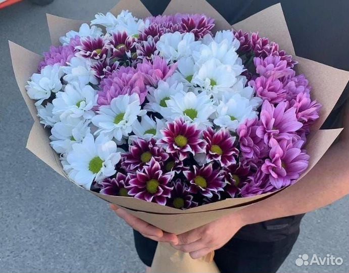 15 кустовых хризантем